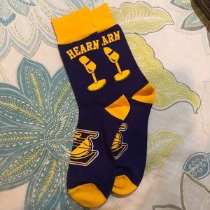 😍 Lakers Chick Hearn socks OS